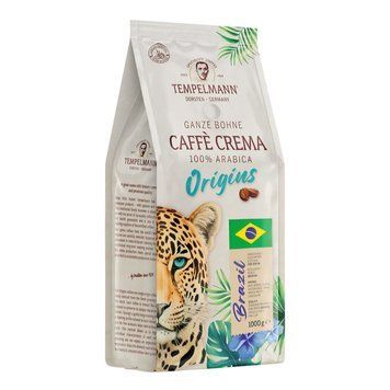 Кава ЗЕРНОва Tempelmann 1кг Origins Brazil (ящ/8шт) 00-00009204 фото