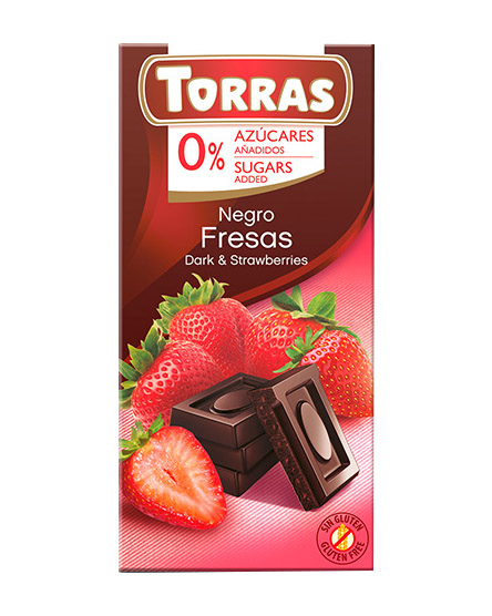 Шоколад Torras 75г \561 білий Blanco 0% (без\цукру) (8410342005618) 00-00003105 фото