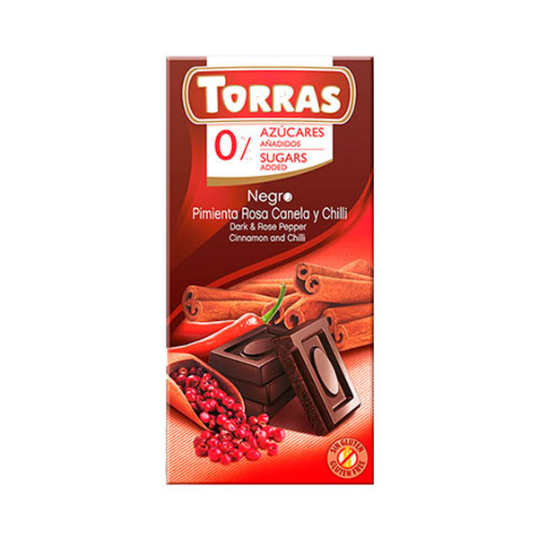Шоколад Torras 75г \561 білий Blanco 0% (без\цукру) (8410342005618) 00-00003105 фото