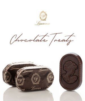 Цукерки Греція Laurence Lady (no sugar) Dark chocolate with almonds (ящ/3,5кг) 00-00003795 фото