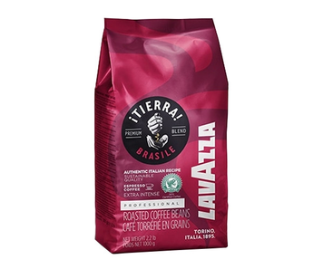 Кава ЗЕРНОва Lavazza Tierra 1кг Brasile (червоний) Intense 00-00002442 фото