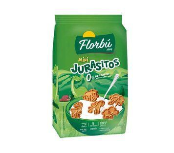 Печиво Florbu 400г Mini Jurasitos (б\цукру) (8411414013258) 00-00007090 фото