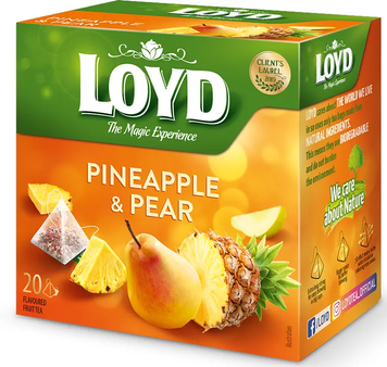 Чай LOYD (20 пірамідок) 40г Ананас+Груша Pineapple &Pear (уп/10шт) ЦБ-00001624 фото