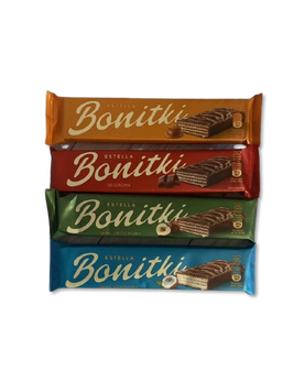 Вафлі Bonitki 50г Estella (ящ/120шт) (4вида) ЦБ-00000553 фото