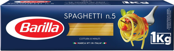 Barilla Спагетті \5 1кг Spaghetti (ящ/12шт) 00-00001603 фото