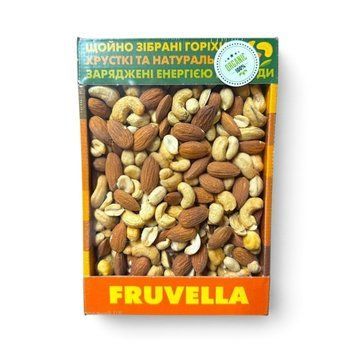 Суміш Горіхів Fruvella 500г Organic (коробка померанч) 00-00010295 фото