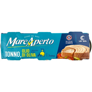 Тунець Mare Aperto 70г (3х70г) в оливковій олії (8055320190711) ЦБ-00001716 фото