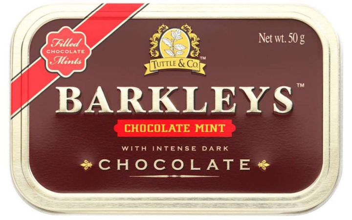 Льодяники Barkleys 50г ж\б (уп/6шт) ЦБ-00000835 фото