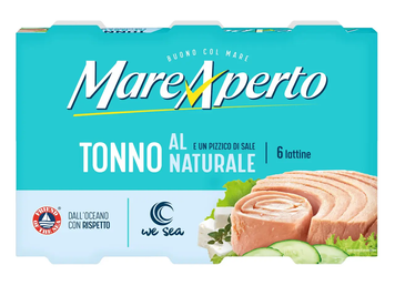Тунець Mare Aperto 80г (6х80г) в соку (8055320190261) 00-00000220 фото