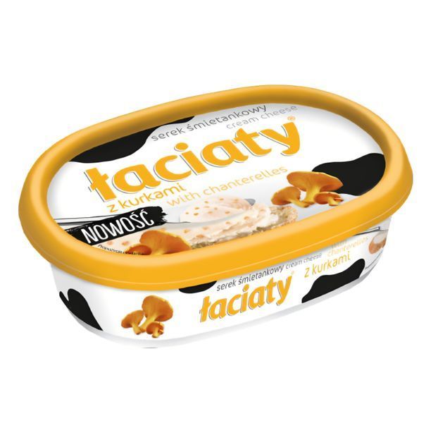Сир-Крем Laciaty -Лаціата 135г (Цибуля\Оливки\Лосось\Лисички\Часник\Томат) (уп/12шт) 00-00003954 фото