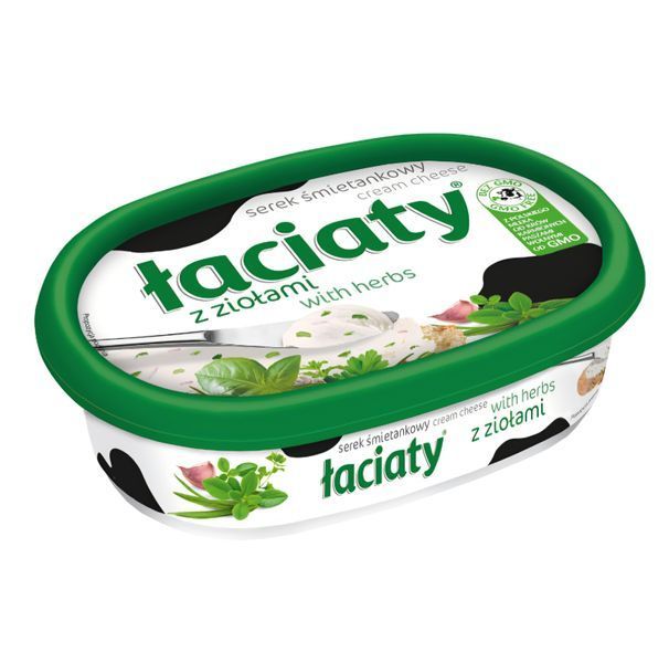 Сир-Крем Laciaty -Лаціата 135г (Цибуля\Оливки\Лосось\Лисички\Часник\Томат) (уп/12шт) 00-00003954 фото
