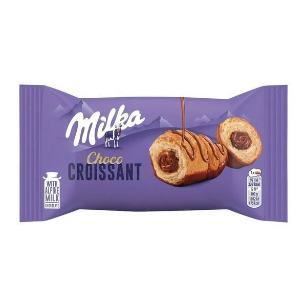 Круасани Milka 50г Шоколад\ Ваніль 00-00008556 фото