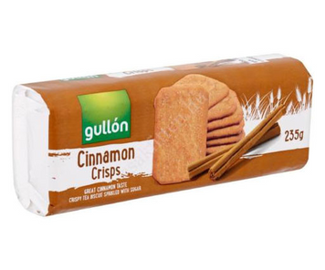 Печиво Gullon Cinnamon 235г Кориця (8410376040920) (15) 00-00001840 фото