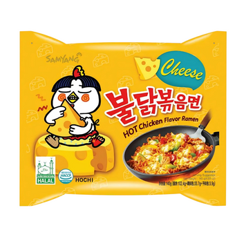 Локшина Samyang 140г Курка+СИР (жовта) (Hot Chicken) (8801073116474) 00-00008873 фото