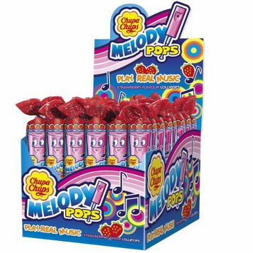 Льодяники Chupa Chups 15г MELODY Pops (ящ/48шт) ЦБ-00000245 фото