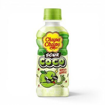 Напій Chupa Chups 240мл СОСО GREEN APPLE (8801043030434) (6) 00-00010169 фото
