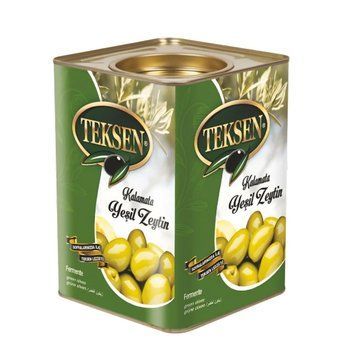 Оливки TEKSEN зелений 10кг з\к (ведро) ЦБ-00001842 фото