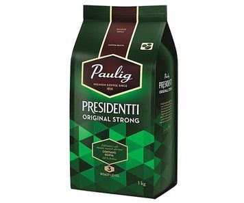 Кава ЗЕРНОва PAULIG 1кг Presidentti Original Strong (6411300169344) 00-00008374 фото