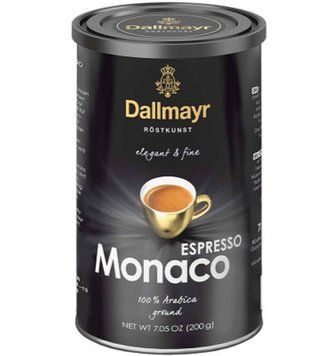 Кава мелена Dallmayr 250г ж\б Monaco Еspresso 100% Arabika ЦБ-00002323 фото