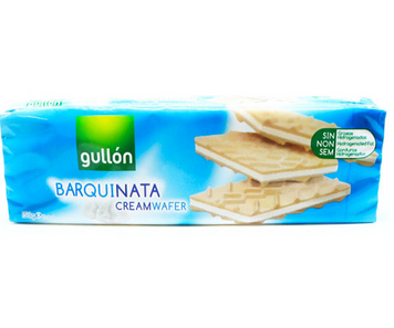 Вафлі Gullon BarquiNATA 150г з білим кремом (ящ/16шт) 00-00003978 фото