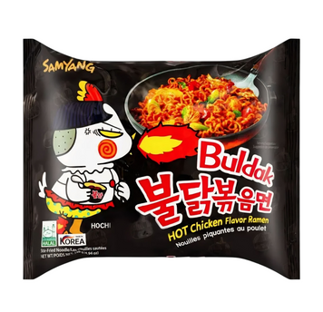 Локшина Samyang 140г Hot Chicken Ramen (Курка) (Чорна) (8801073110502) 00-00007240 фото