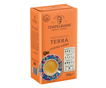 Кава мелена Tempelmann 500г Terra (помаранчевий) (уп/12шт) 00-00006970 фото
