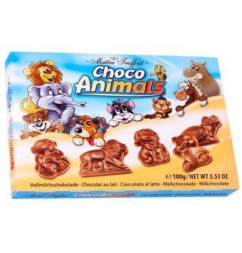 Цукерки Choco Animals 100г (яш/22шт) Чоко анималс 00-00001854 фото