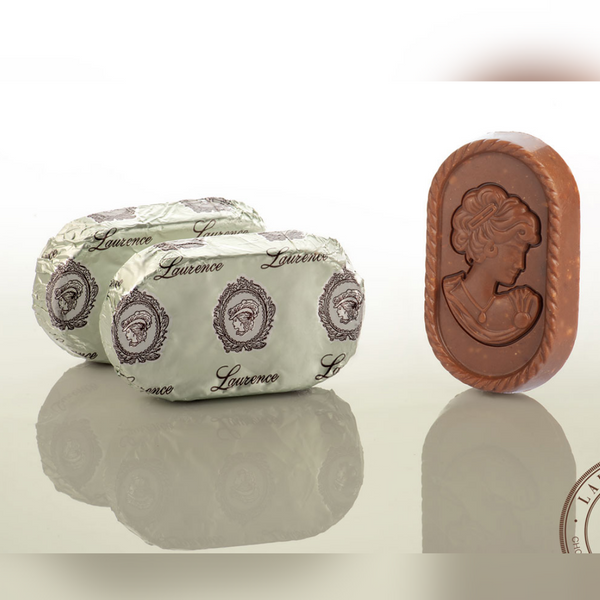 Цукерки Laurence Lady Milk chocolate 150г (no sugar) with almonds (Греція) 00-00010528 фото