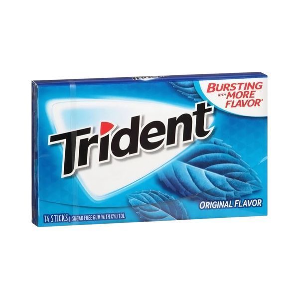 Гумка Trident 23г (4 види) (уп/12шт) ЦБ-00000689 фото