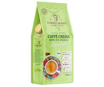 Кава ЗЕРНОва Tempelmann 1кг Aurelias Espresso BIO (уп/8шт) 00-00008158 фото