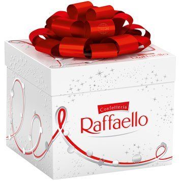 Цукерки Raffaello 300г Cubo (бантик) (8000500129364) 00-00002028 фото