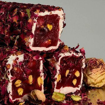 Рахат лукум GUL YAPRAKLI PIRINC FISTAKLI SARMA (з Фісташками та Пелюстками Троянд) ЦБ-00001197 фото