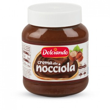 Шоколадна паста Dolciando 400г Crema alla nocciola (ящ/12шт) ЦБ-00000992 фото
