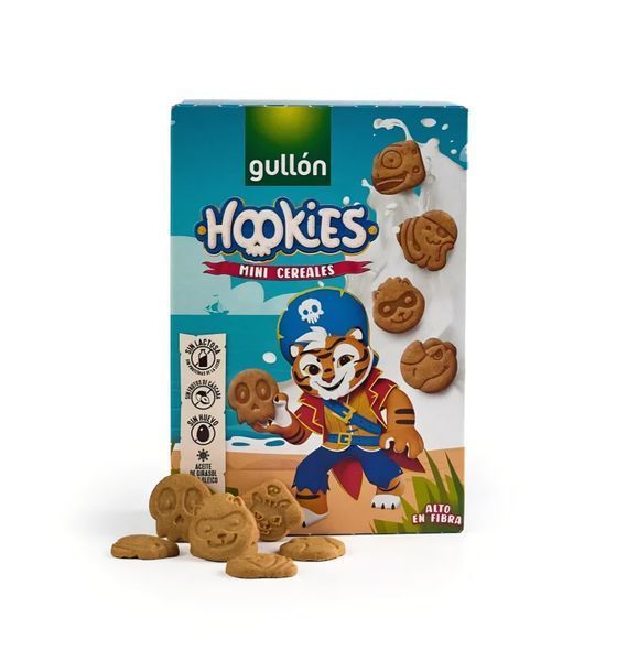 Печиво Gullon Hookies 250г Mini Cereals ТИГР (Сух/Сніданок) (б\лактози) (8410376039207) (12) 00-00000860 фото