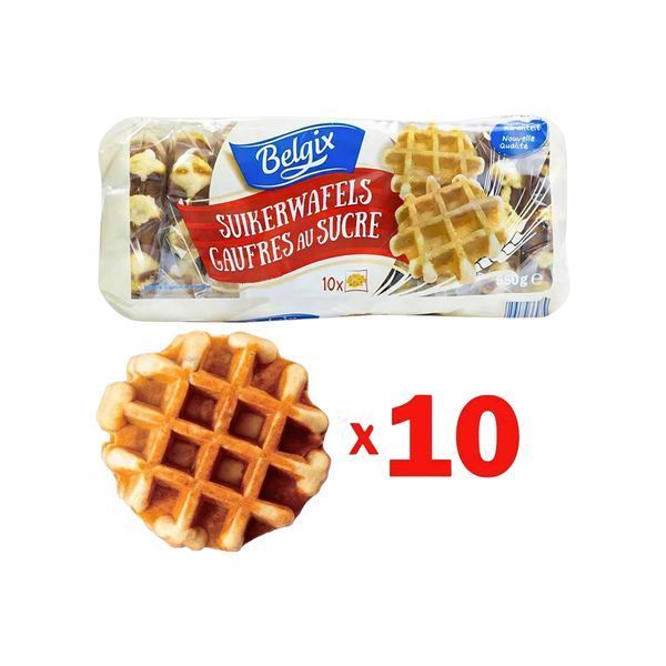 Вафлі Бельгійські BELGIX Sukerwafel 550г 00-00003056 фото