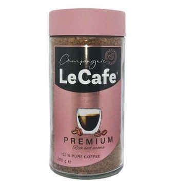 Кава Розчинна Le Cafe 200г Premium (скло) (5901583413735) ЦБ-00001704 фото