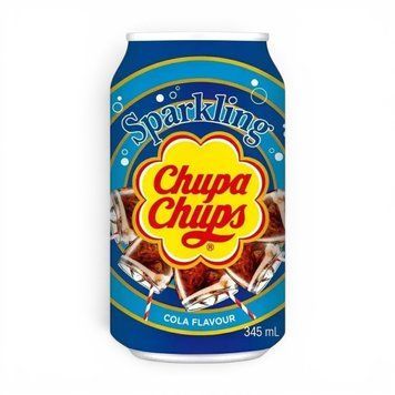 Напій Chupa Chups ж\б 345мл КОЛА - Cola (8801069422084) (24) 00-00010317 фото